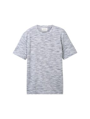 TOM TAILOR T-Shirt T-Shirt in Melange Optik