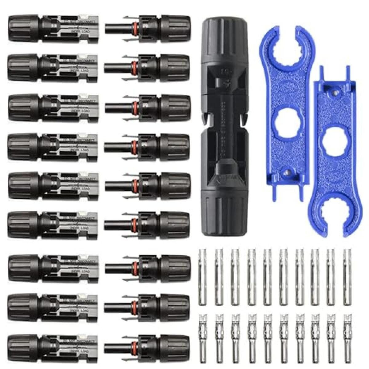 FELIXLEO Solarmodul Solarstecker 10 Paar IP67 Wasserdicht Männlich Weiblich 4 6mm² Kabel, (1-St)