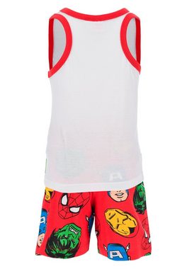 The AVENGERS Shorty Iron Man Hulk Captain America Kinder Jungen Pyjama Schlaf-Set (2 tlg)