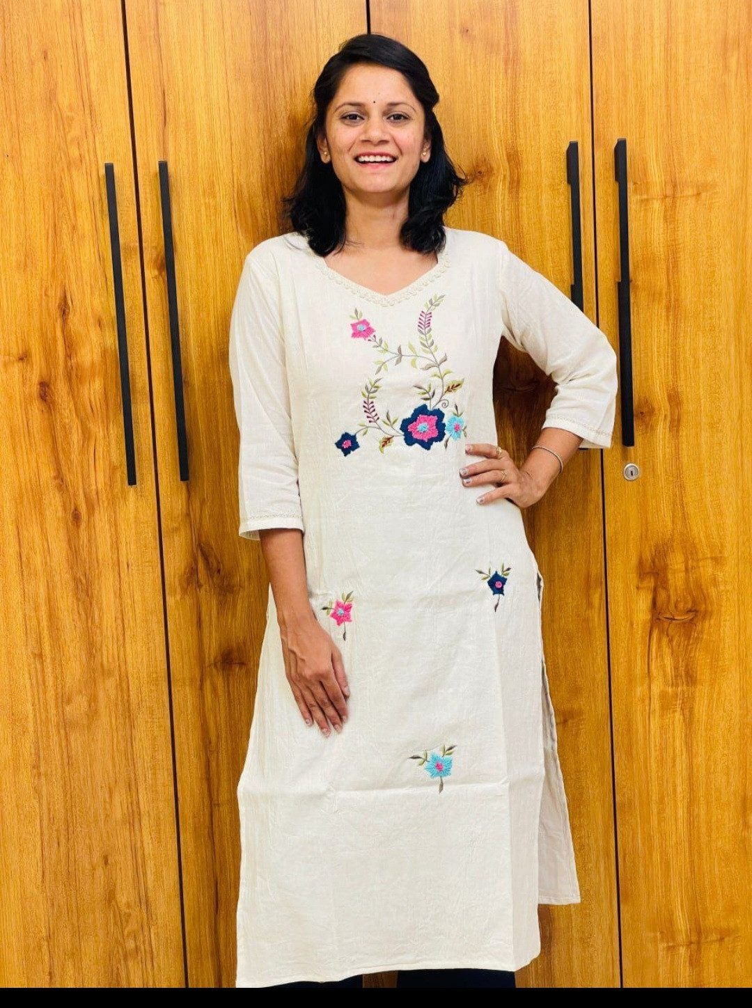 PfauGermany Longtunika Embroidery Petal günstig online kaufen