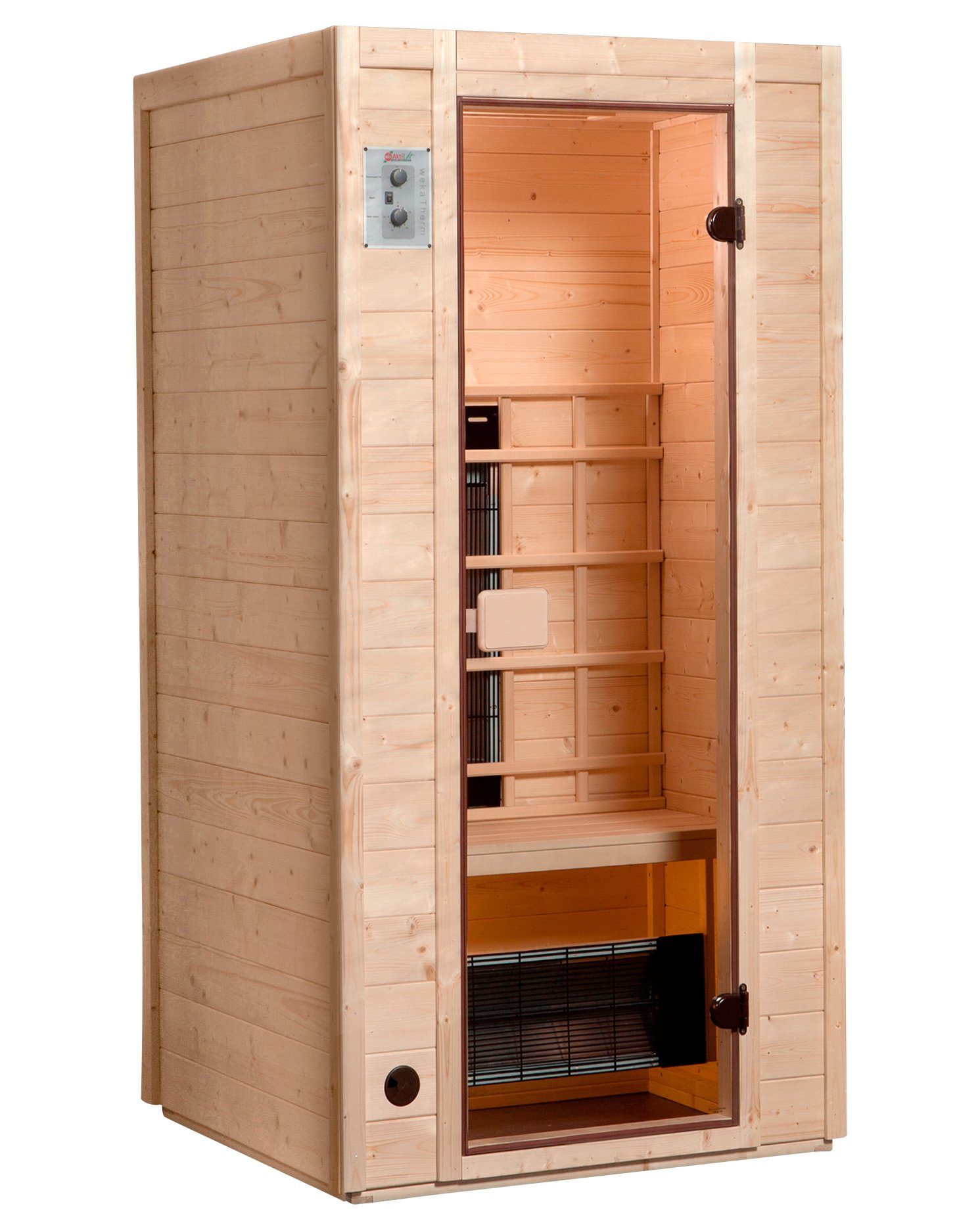 weka Infrarotkabine Provoo 1, BxTxH: 102 x 100 x 190 cm, 19 mm, 19 mm, geeignet für 1 Person