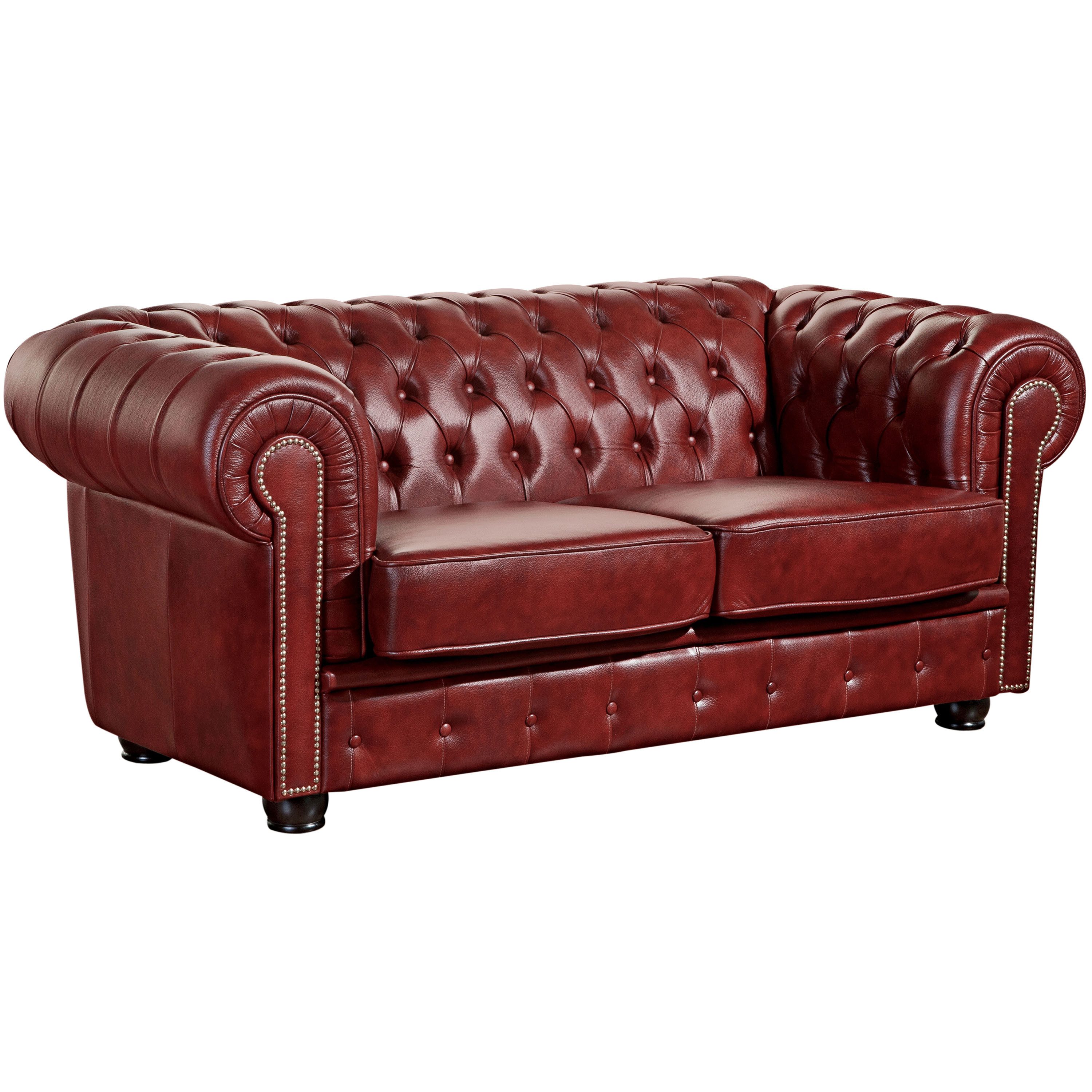 Max Winzer® Chesterfield-Sofa Norwin, 2-Sitzer Sofa