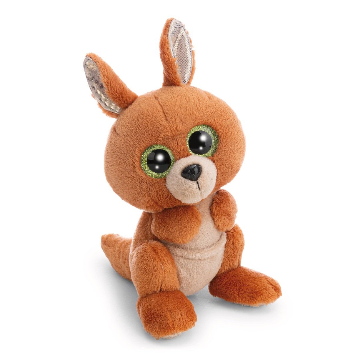 Nici Kuscheltier NICI Plüsch GLUBSCHIS Känguru Kanni-Manni schlenkernd braun 15cm