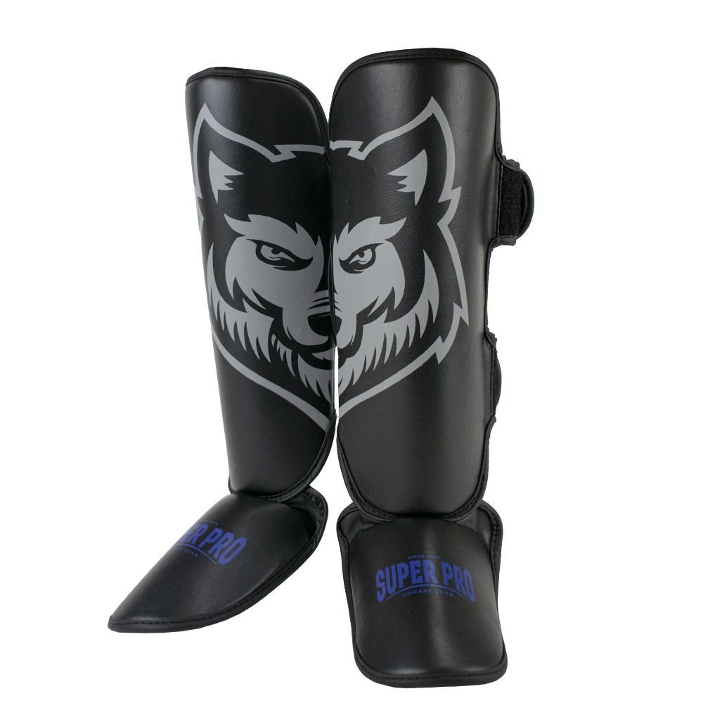 Super Pro Kampfsport Schienbeinschoner Super Pro Combat Gear Schienbeinschoner Kids Wolf XXS