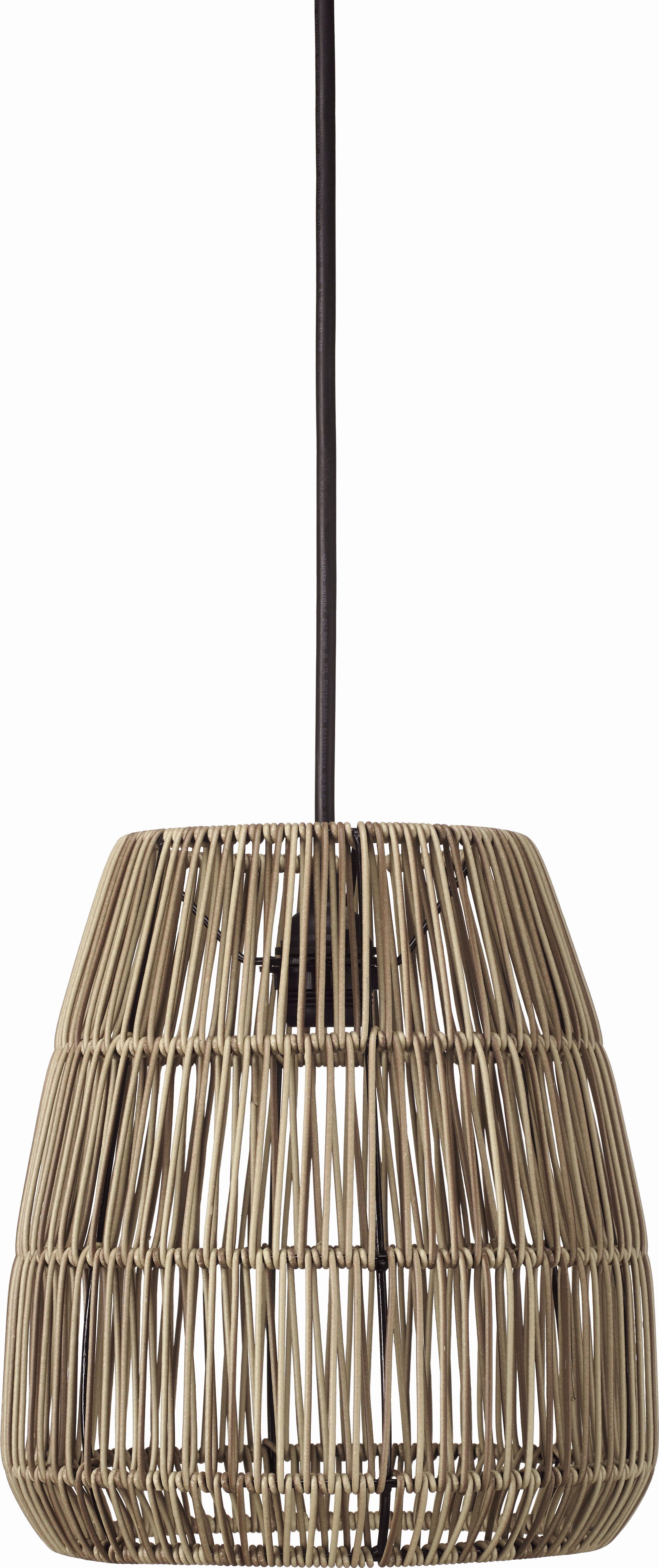 PR Home Pendelleuchte Saigon Outdoor Polyrattan, ohne Leuchtmittel, Hängeleuchte E27