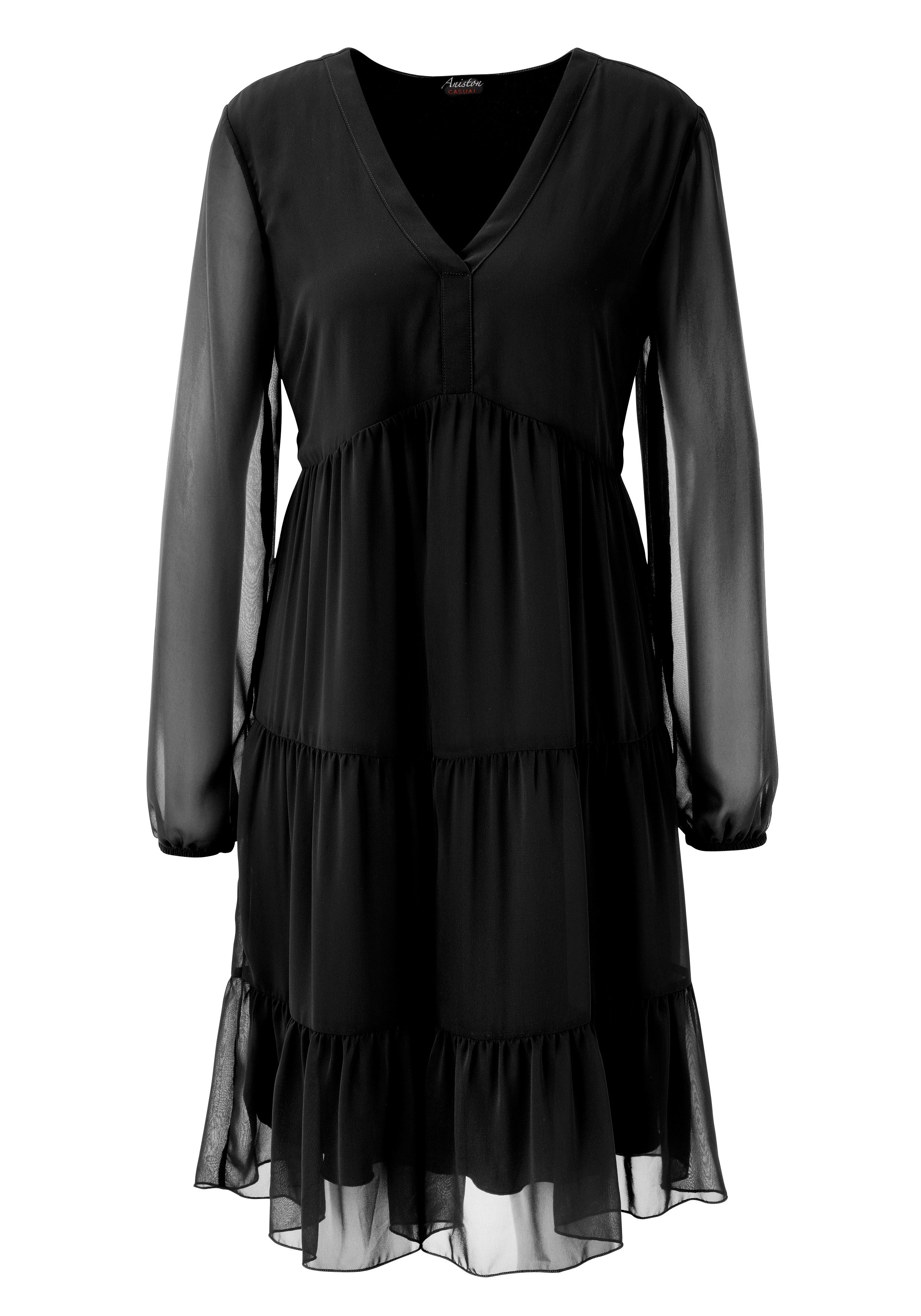 Aniston CASUAL Tunikakleid aus zartem Chiffon - NEUE kOLLEKTION – Bild 5 von 5