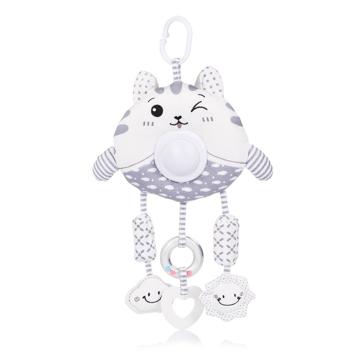 Chipolino Mobile große Tiere, Melodie, Lichteffekte, Plüschtier, Kühlbeißring, Plüschtiere