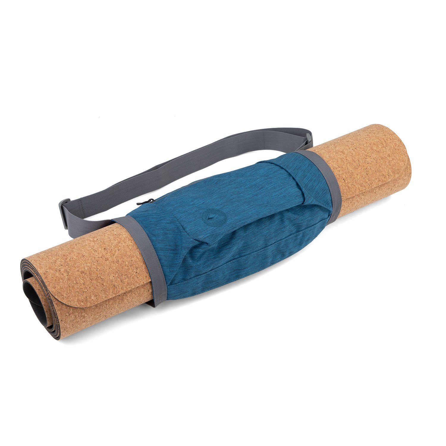 bodhi Yogatasche Yoga Tasche Roll n Go, dunkelblau meliert günstig online kaufen
