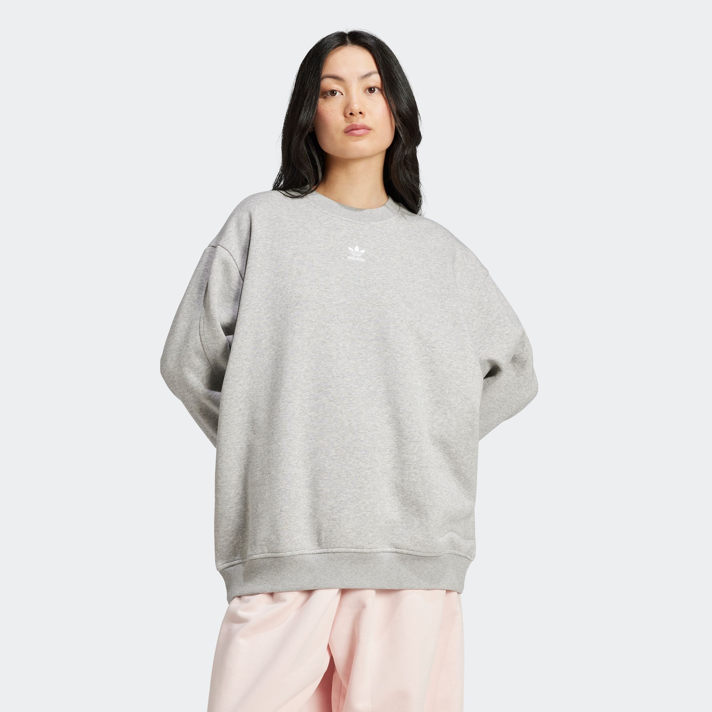 adidas Originals Sweatshirt ESS CREW FL OS günstig online kaufen
