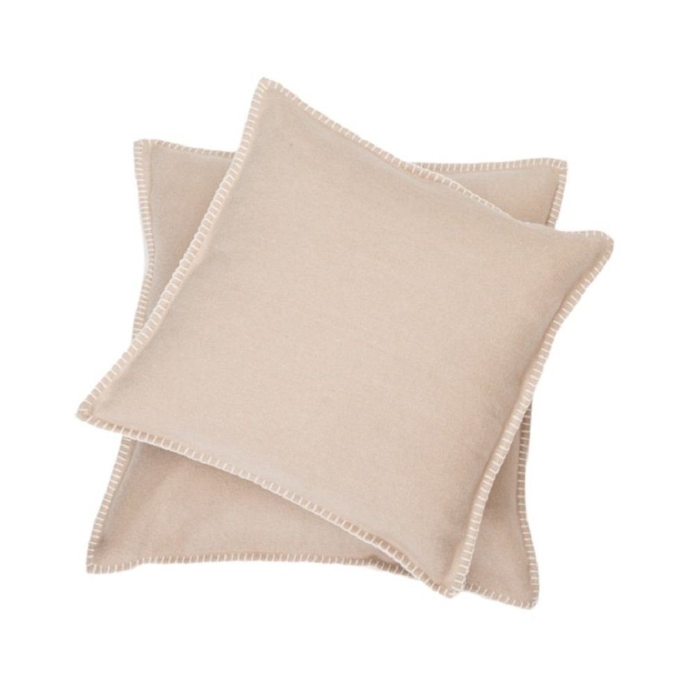 DAVID FUSSENEGGER Kissenbezug Kissenhülle Sylt 'Uni', Flanell günstig online kaufen