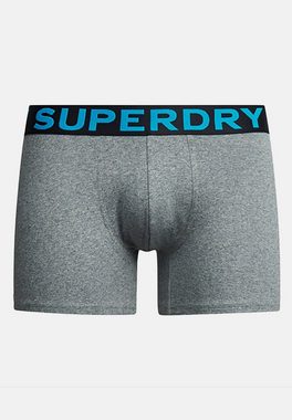 Superdry Boxershorts Superdry Boxershorts Dreierpack BOXER TRIPLE PACK Noos Grey Marl Grau