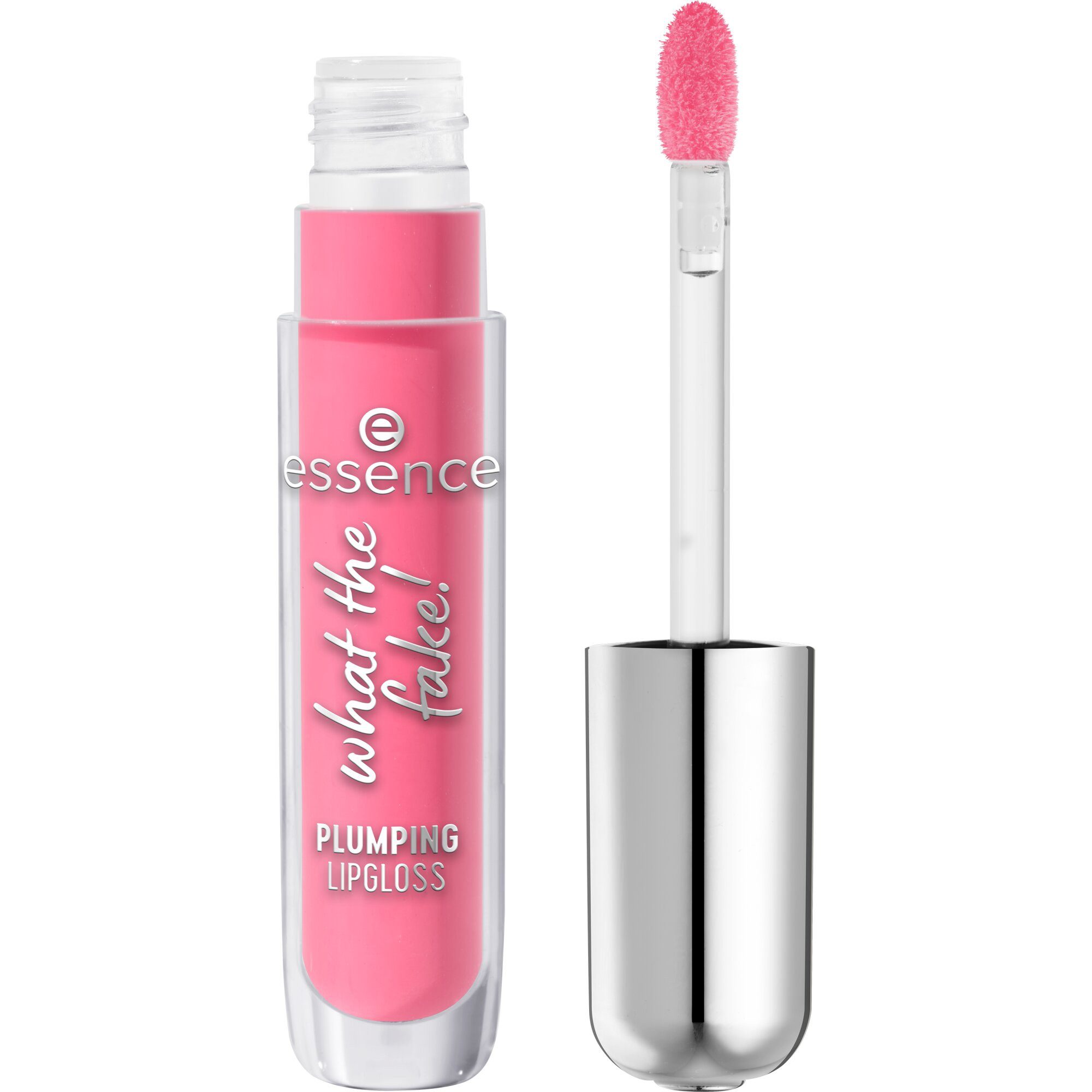 Essence Lip-Booster WHAT THE FAKE! PLUMPING LIPGLOSS, 3-tlg., für ein hochglänzendes Finish