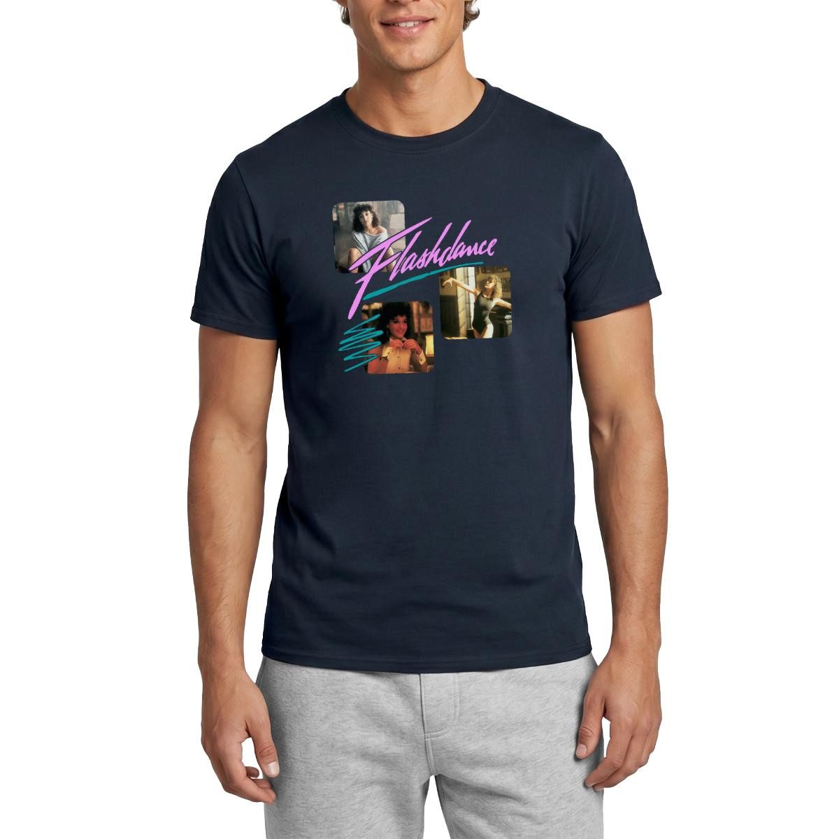 T-Shirt Flashdance 80er-Design Mit Alex Owens Männer T-Shirt