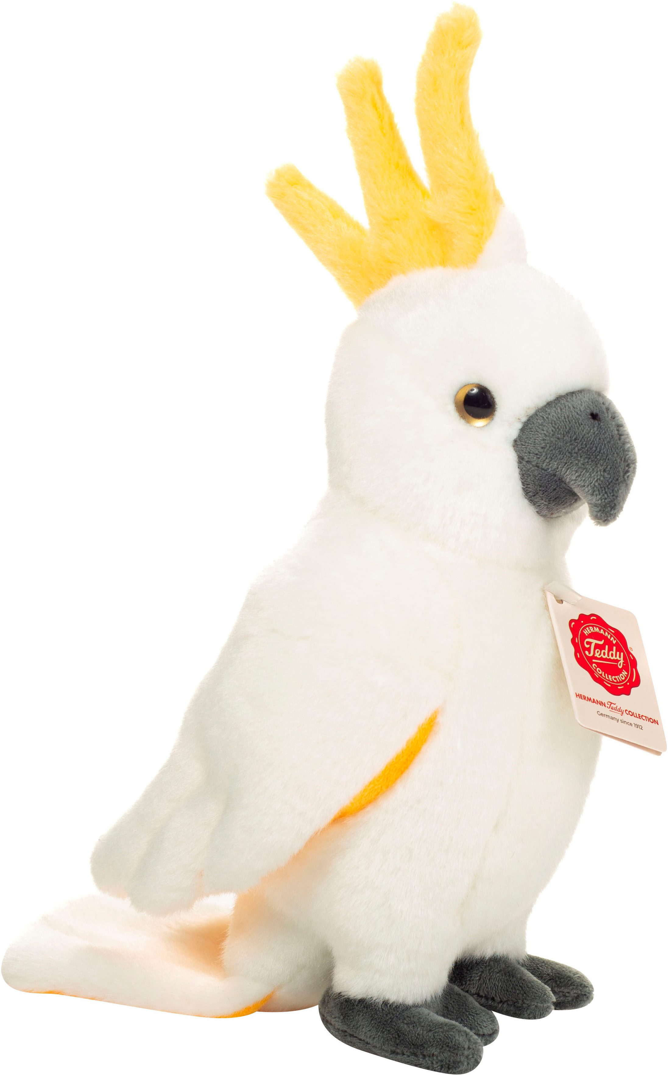 Teddy Hermann® Kuscheltier Kakadu, 23 cm, zum Teil aus recyceltem Material