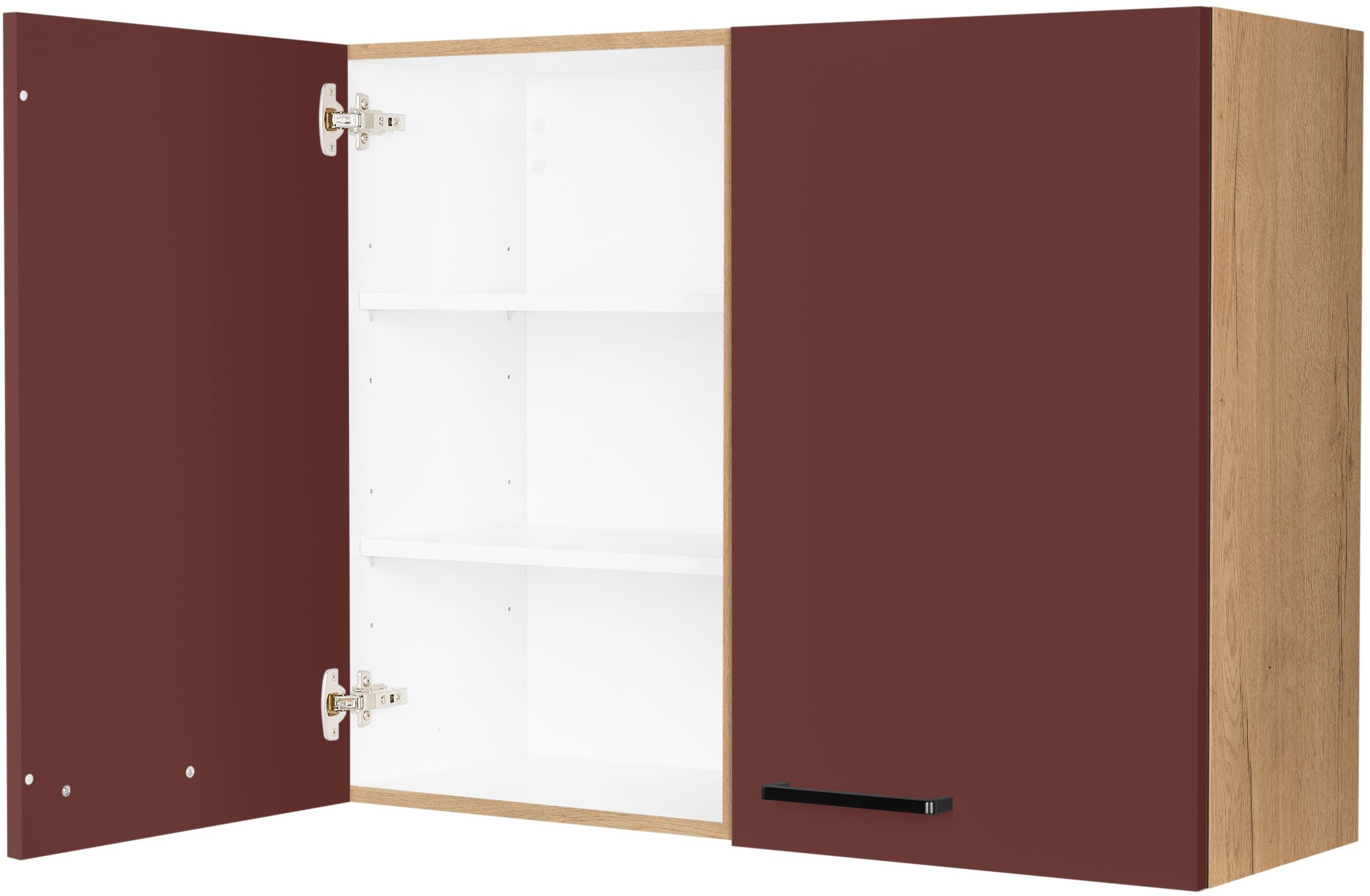 nobilia® Hängeschrank "Easytouch", vormontiert, mit zwei Einlegeböden, Breite 90 cm