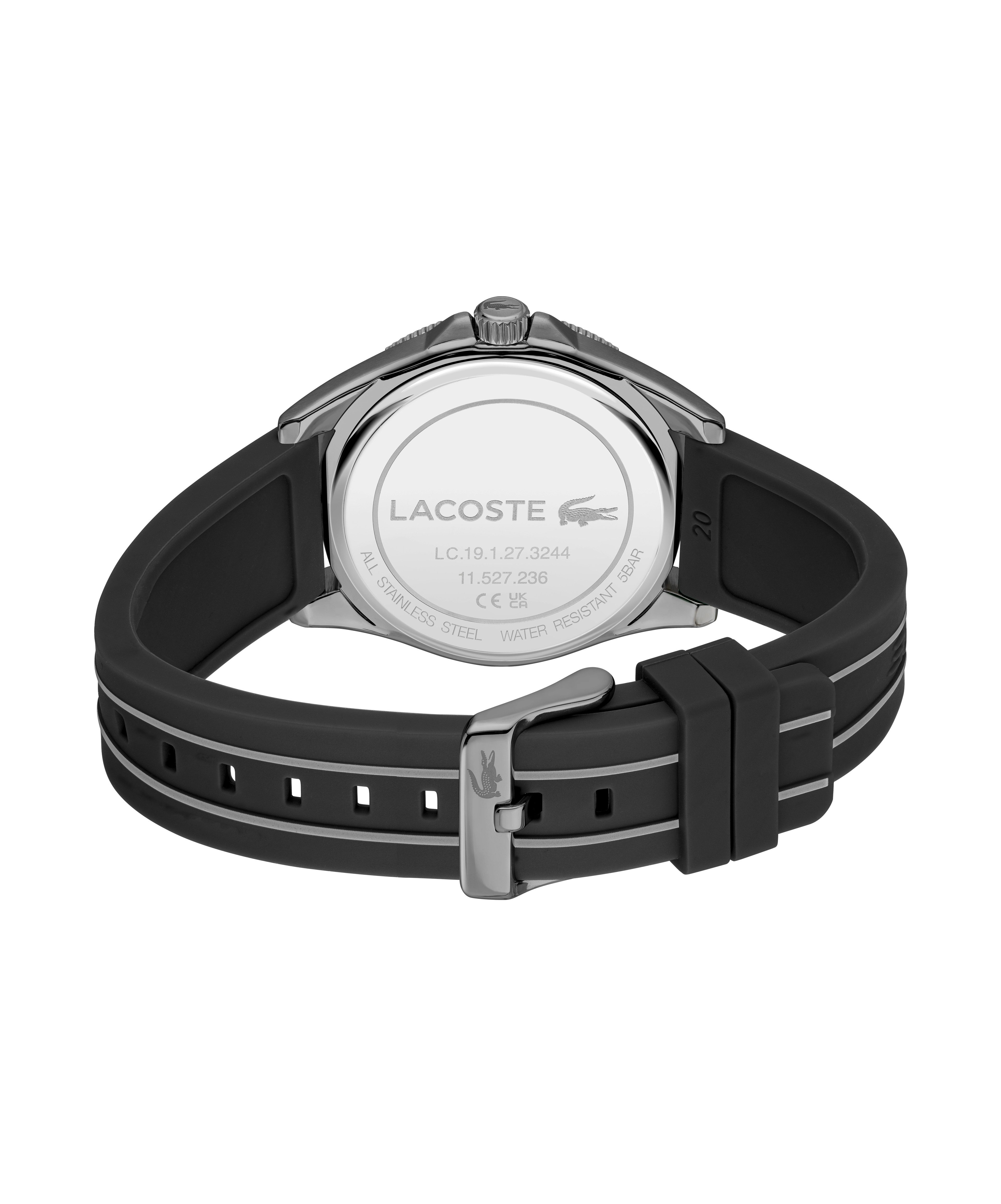 Lacoste Quarzuhr MAINSAIL 2011457, Armbanduhr, Herrenuhr, Silikonarmband, analog