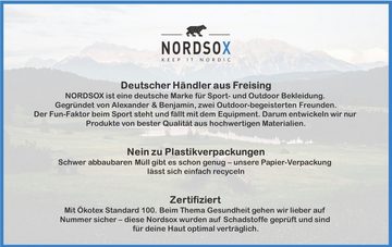 NORDSOX Wandersocken Premium Merino Wolle Premium für Damen & Herren (1-Paar) Klimaregulierend & sehr weich & atmungsaktiv
