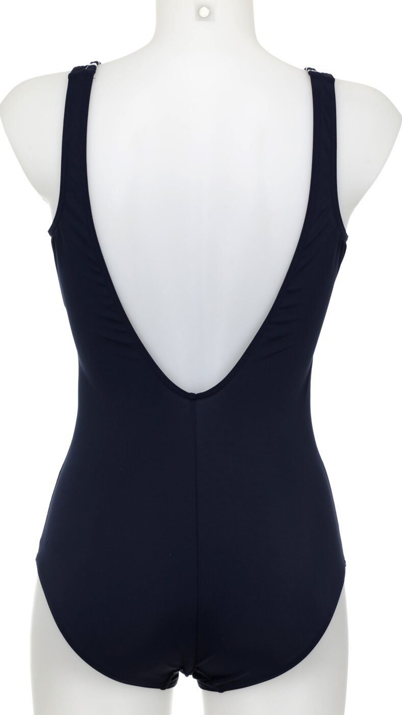 Sunmarin Badeanzug Badeanzug blau/weiß