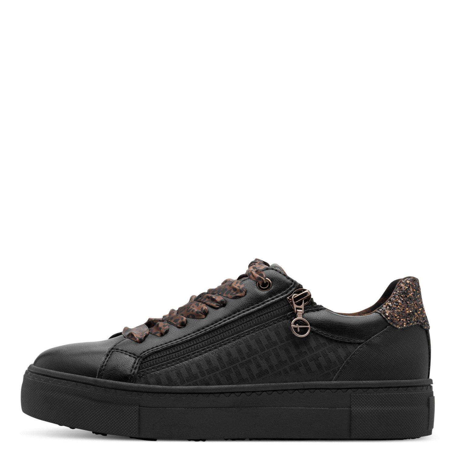 Tamaris Sneaker Freizeitschuh, Schnürer mit Reißverschluss in veganer Verarbeitung