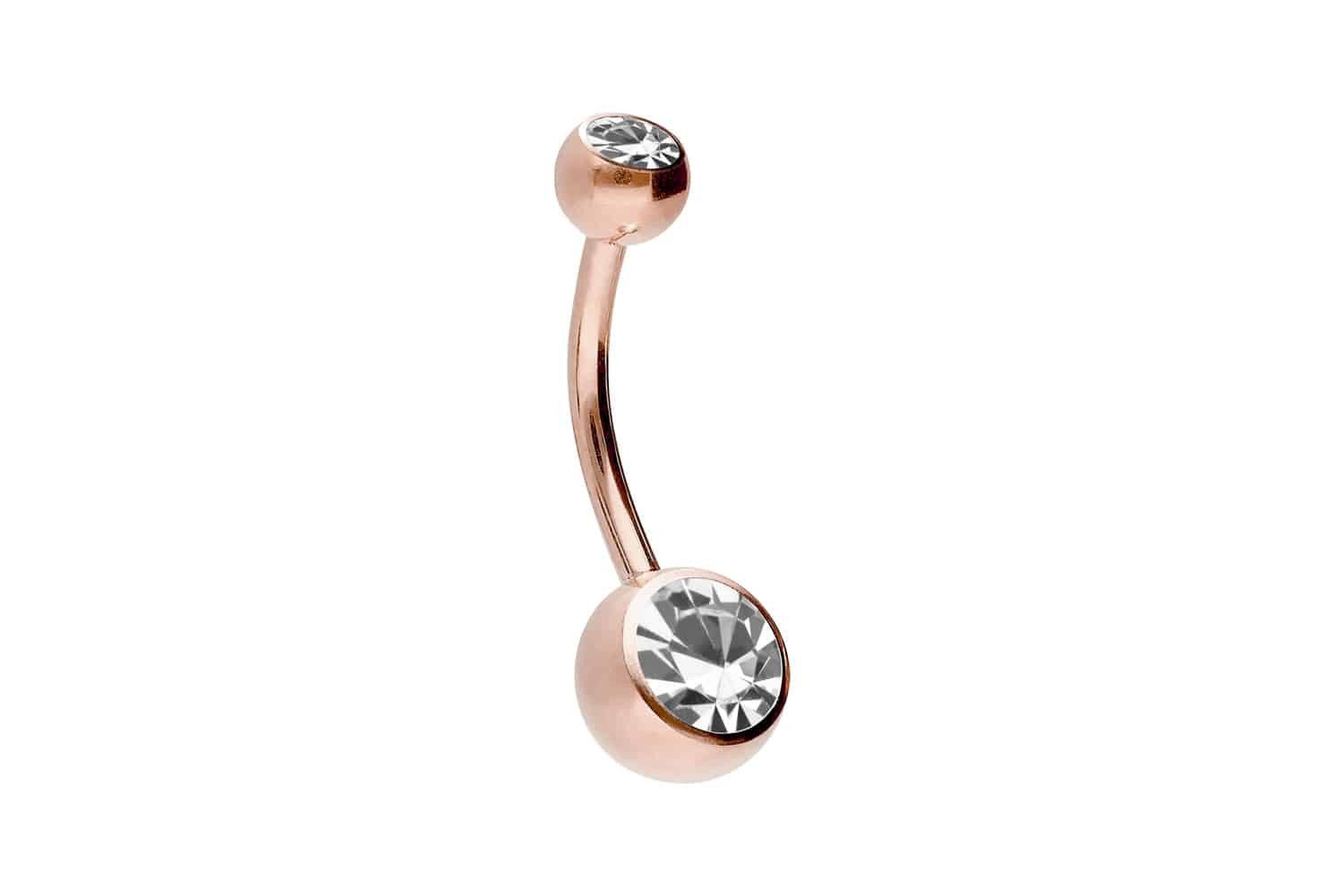 PIERCINGLINE Bauchnabelpiercing Titan Bananabell mit Innengewinde ZWEI KRIS günstig online kaufen