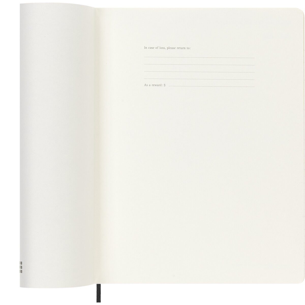 MOLESKINE Buchkalender Wochenkalender 18 Monate XL 1 Woche/Seiten horizontal weicher Einband