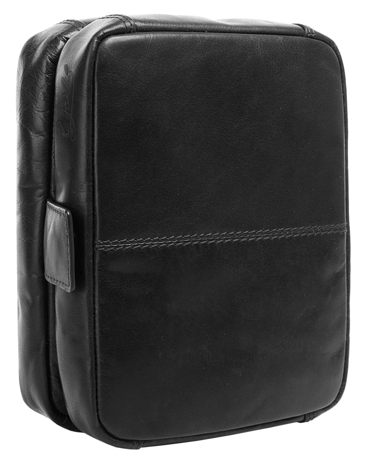 X-Zone Kulturbeutel, echt Leder günstig online kaufen