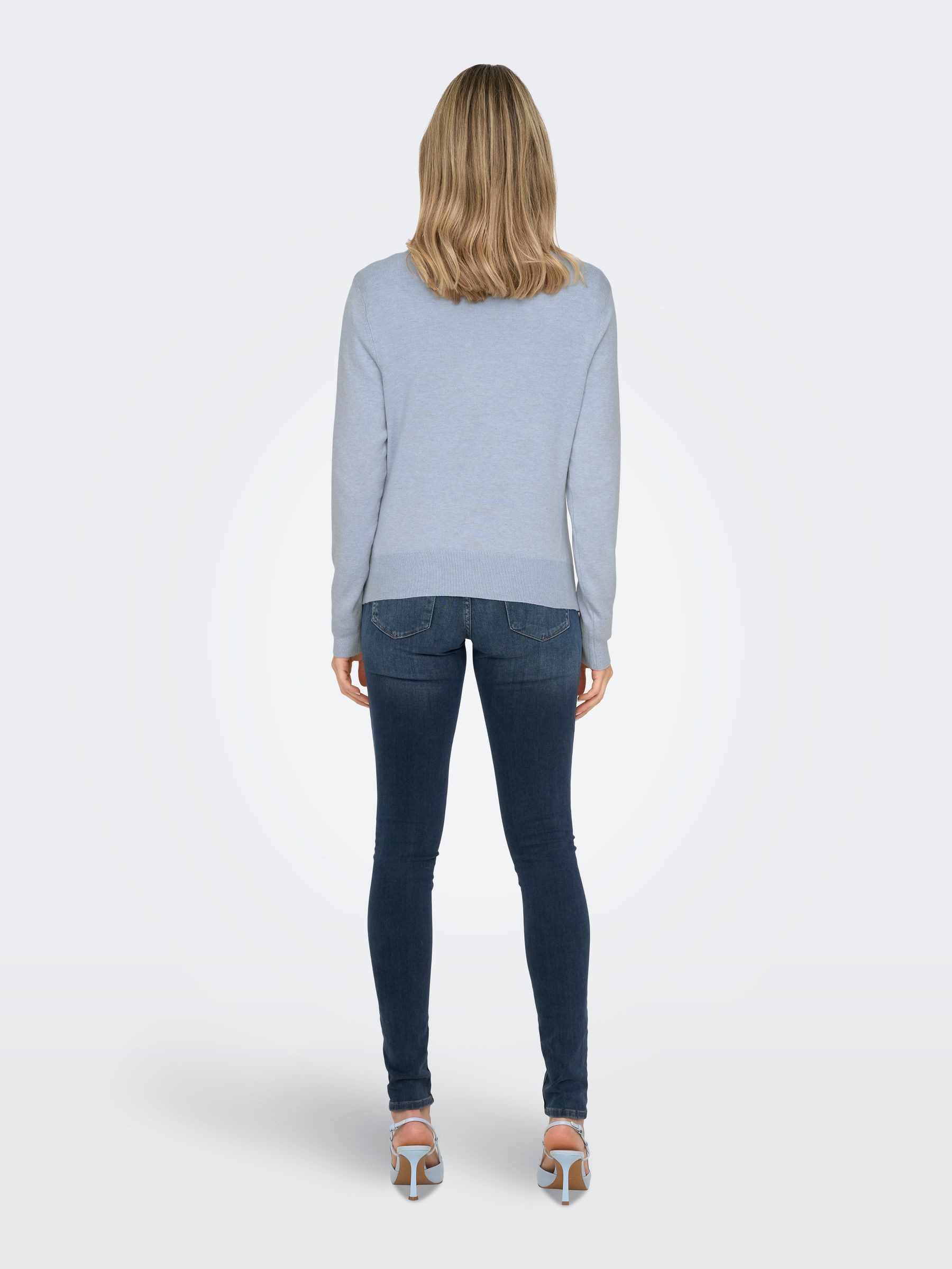 ONLY Longpullover Weicher Rundhals Dünnes Langarm günstig online kaufen