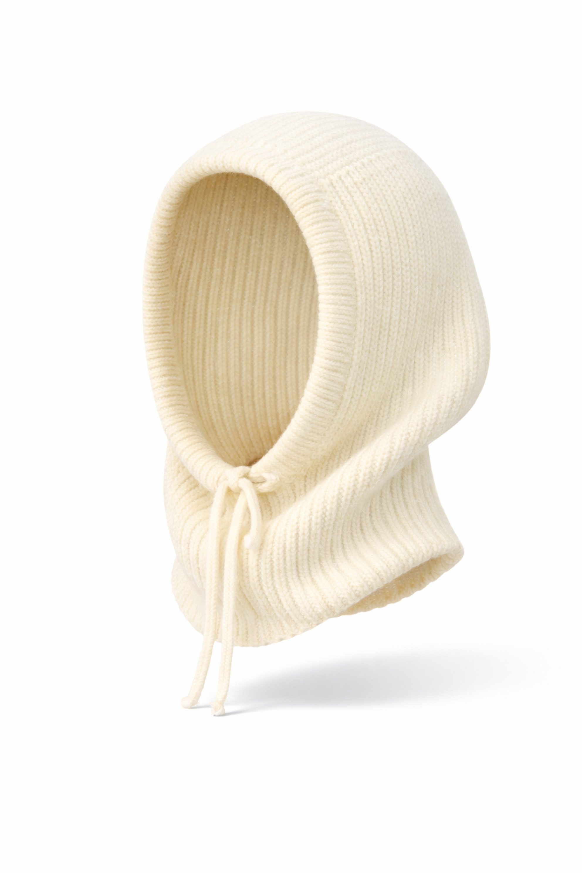 Worldclassca Strickmütze Worldclassca Balaclava Strickmütze Skull Kordelzug Winter Kapuzenschal Neue Kollektion - Stilvolle und gemütliche Strickmode für Damen