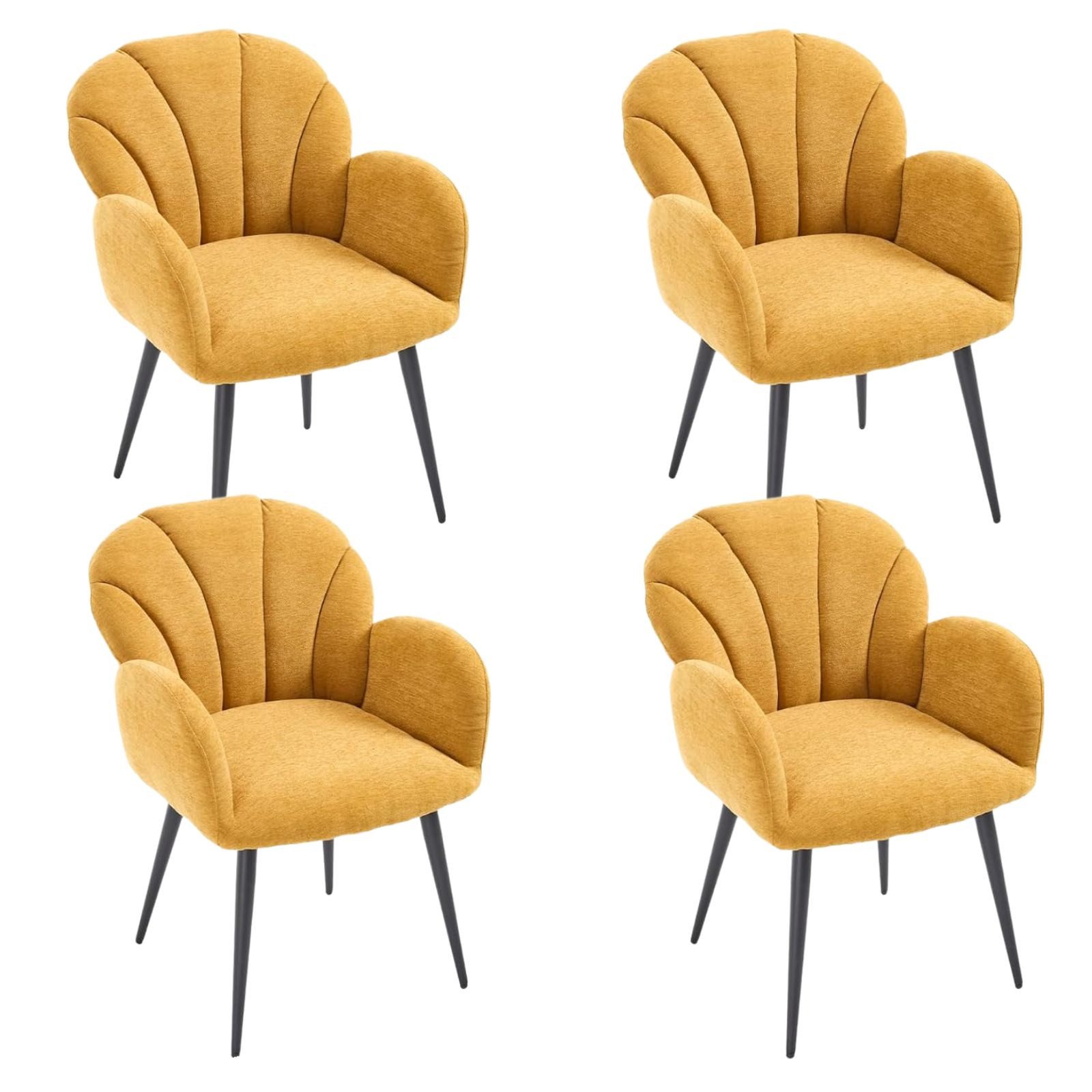 CHAIRUS Esszimmerstuhl 2/4er Set Chenille-Stühle mit günstig online kaufen