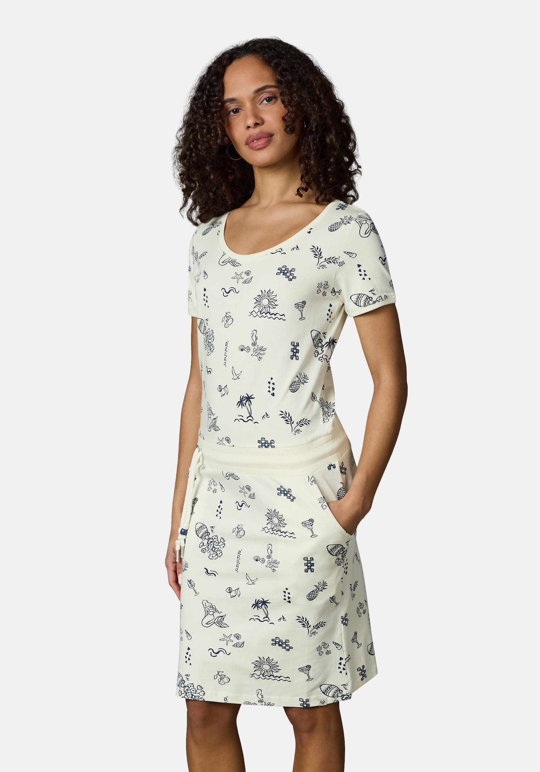 Ragwear Sommerkleid Baomi Summer YOUMODO Damen Minikleid in sommerlichem Print