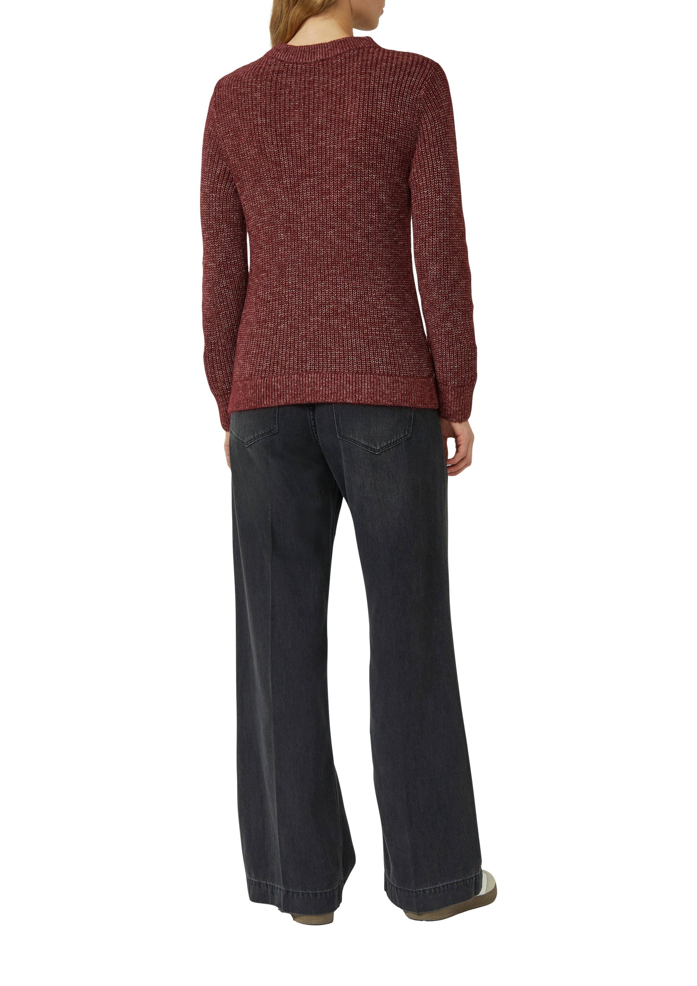 s.Oliver Strickpullover aus Wollmix und mit Strickmuster günstig online kaufen