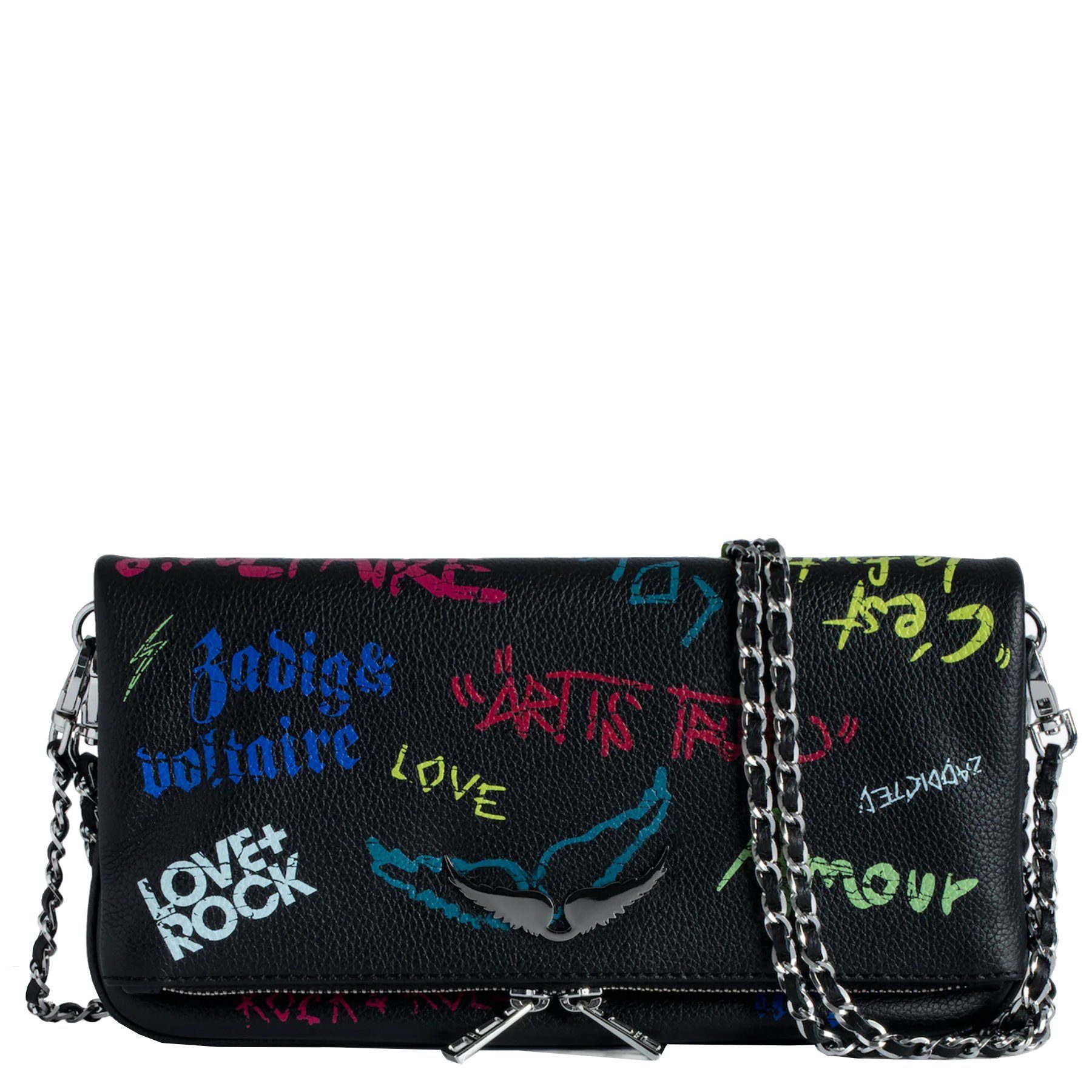 ZADIG & VOLTAIRE Umhängetasche Tasche ROCK GRAINED aus Leder