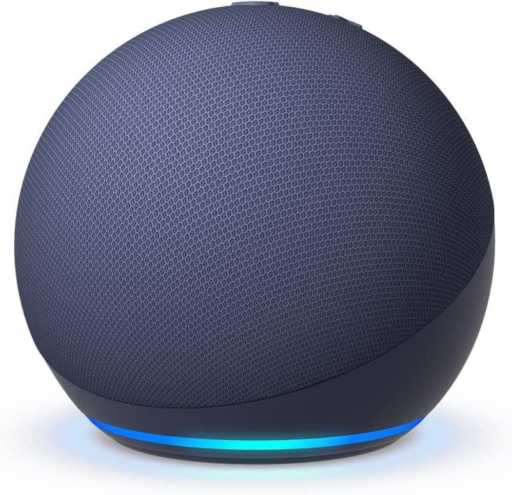 Amazon Echo Dot 5. Generation Tiefseeblau Bluetooth-Lautsprecher (1.6 W, Smart-Home-Steuerung)