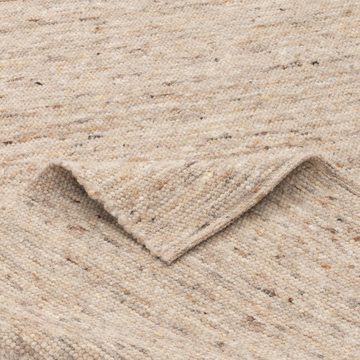 Wollteppich Natur Teppich Wolle Alaska Meliert, Pergamon, Rechteckig, Höhe: 12 mm