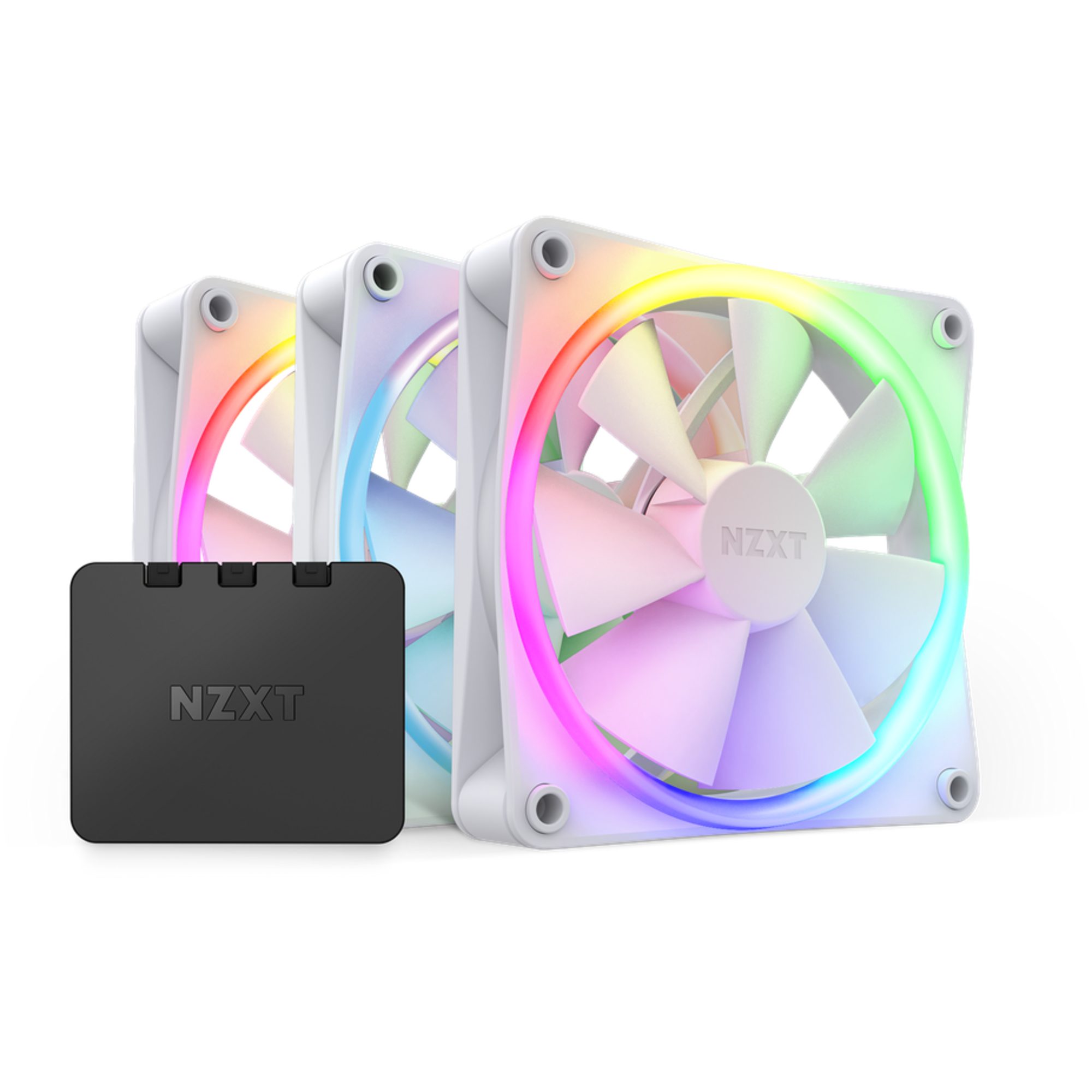 NZXT Gehäuselüfter NZXT F120 RGB-Dreierpack 120x120x26, Gehäuselüfter, (3er Pack inkl.