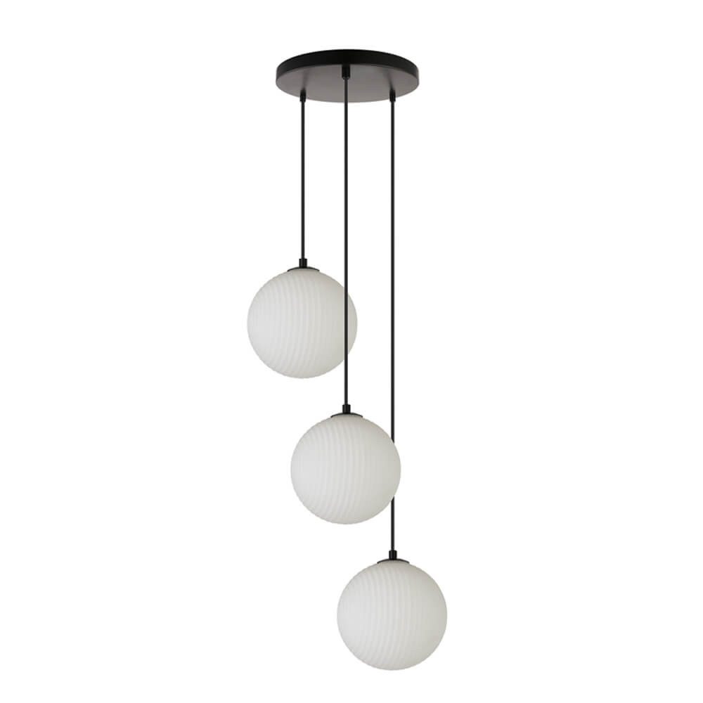 HOME DELUXE Deckenleuchte Hängeleuchte, Kugelförmige Lampenschirme, Pendelleuchte, Galerieleuchte