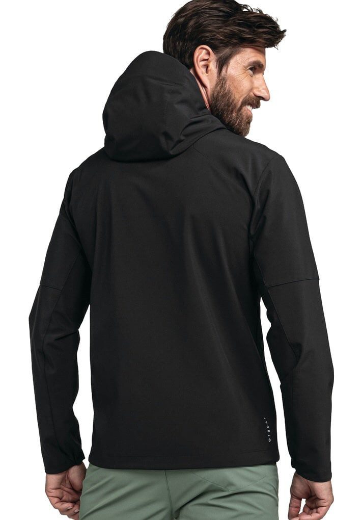 Schöffel Softshelljacke Tonion (winddicht, atmungsaktiv) schwarz Herren