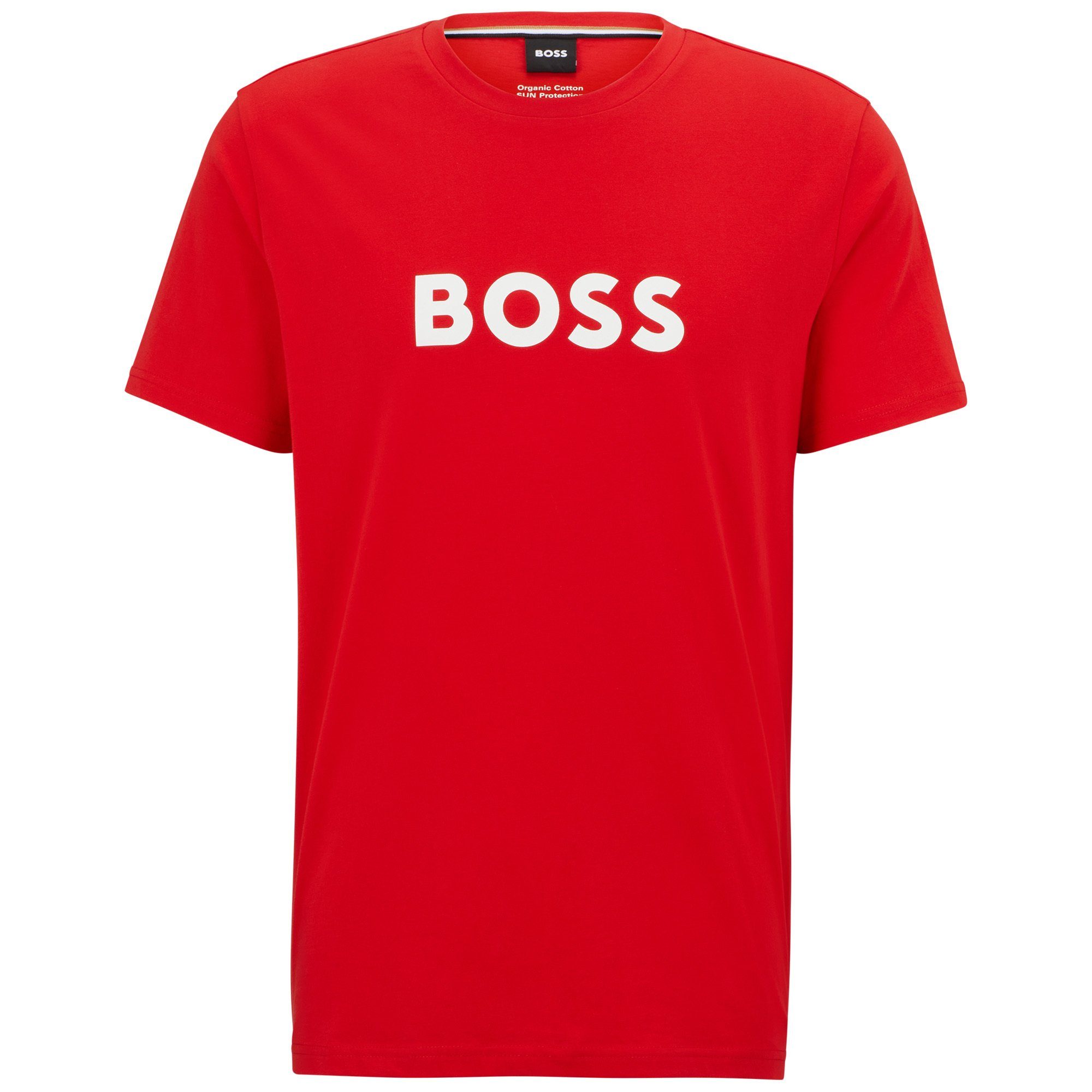 T-Shirt - Rot Herren Kurzarm BOSS T-Shirt T-Shirt Rundhals, RN,