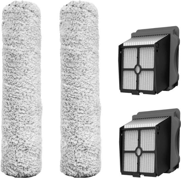 Tineco Filter-Set Zubehör-Set für Tineco S3 Extreme, iFloor Breeze, iFloor 3 Plus, Zubehör für Tineco S3 Extreme, iFloor Breeze, iFloor 3 Plus, Filter-Set und Ersatzbürsten