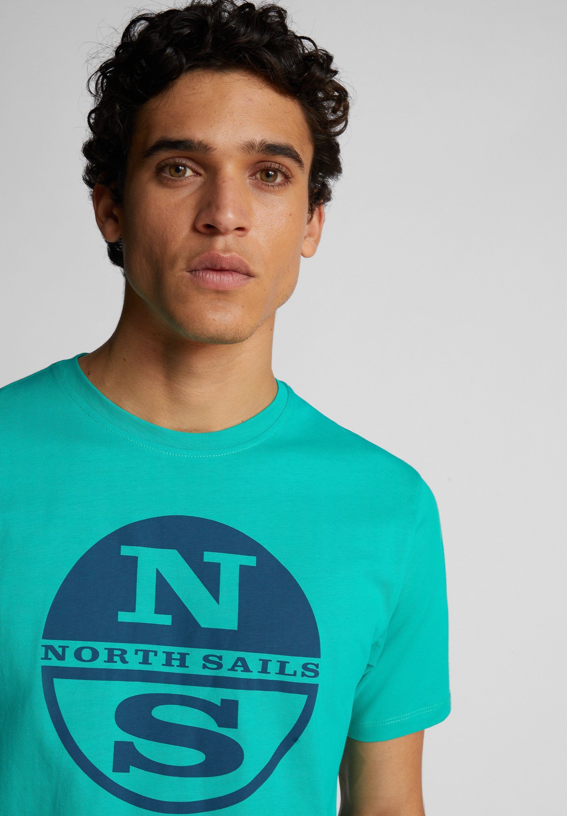 Maxi-Logo T-shirt Sails EMERALD T-Shirt mit North