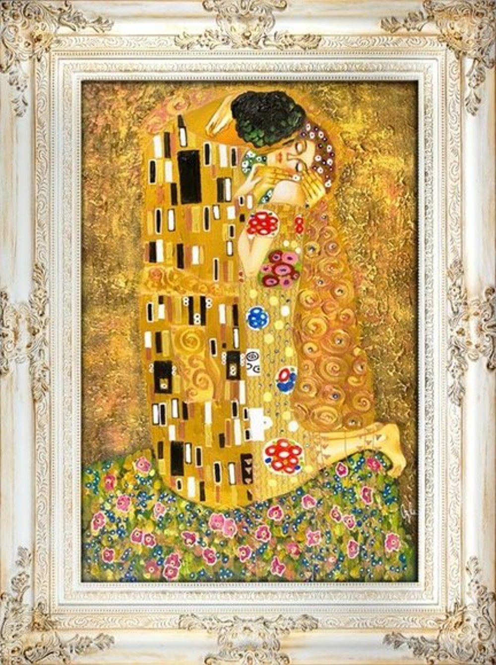 JVmoebel Gemälde Gustav Klimt Bild jedes Unikat, »G16878«, ein handgearbeitet