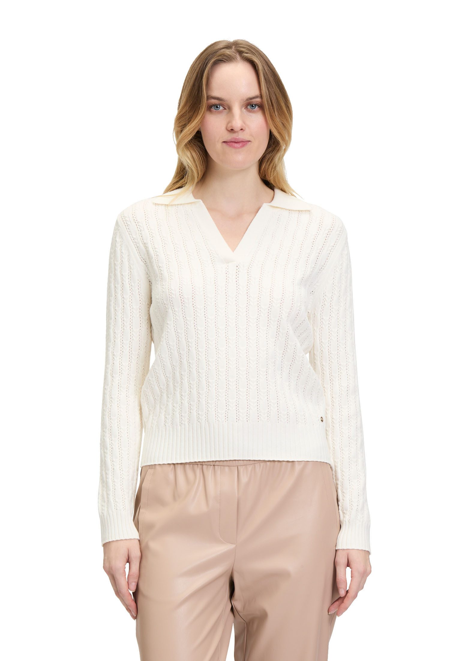 Strickpullover Betty & Co Damen Strickpullover mit Kragen
