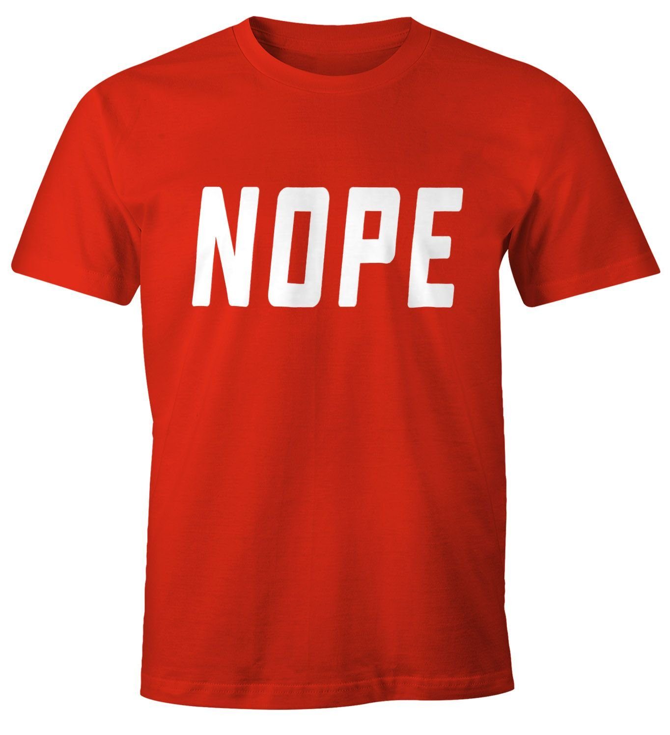 MoonWorks NOPE Herren T-Shirt Spruch-Shirt mit Print. € 16,90