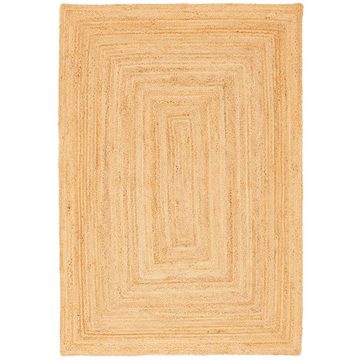 Sisalteppich Naturfaser Teppich Jute Salsa Bordüre, Pergamon, Rechteckig, Höhe: 10 mm