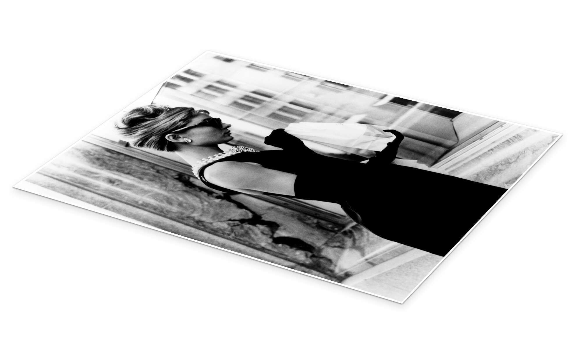 Posterlounge Wandbild Audrey Hepburn - Frühstück bei Tiffany, Everett Collection, erhältlich als Poster, Leinwandbild, Wandsticker oder Acrylglasbild – Bild 2 von 5