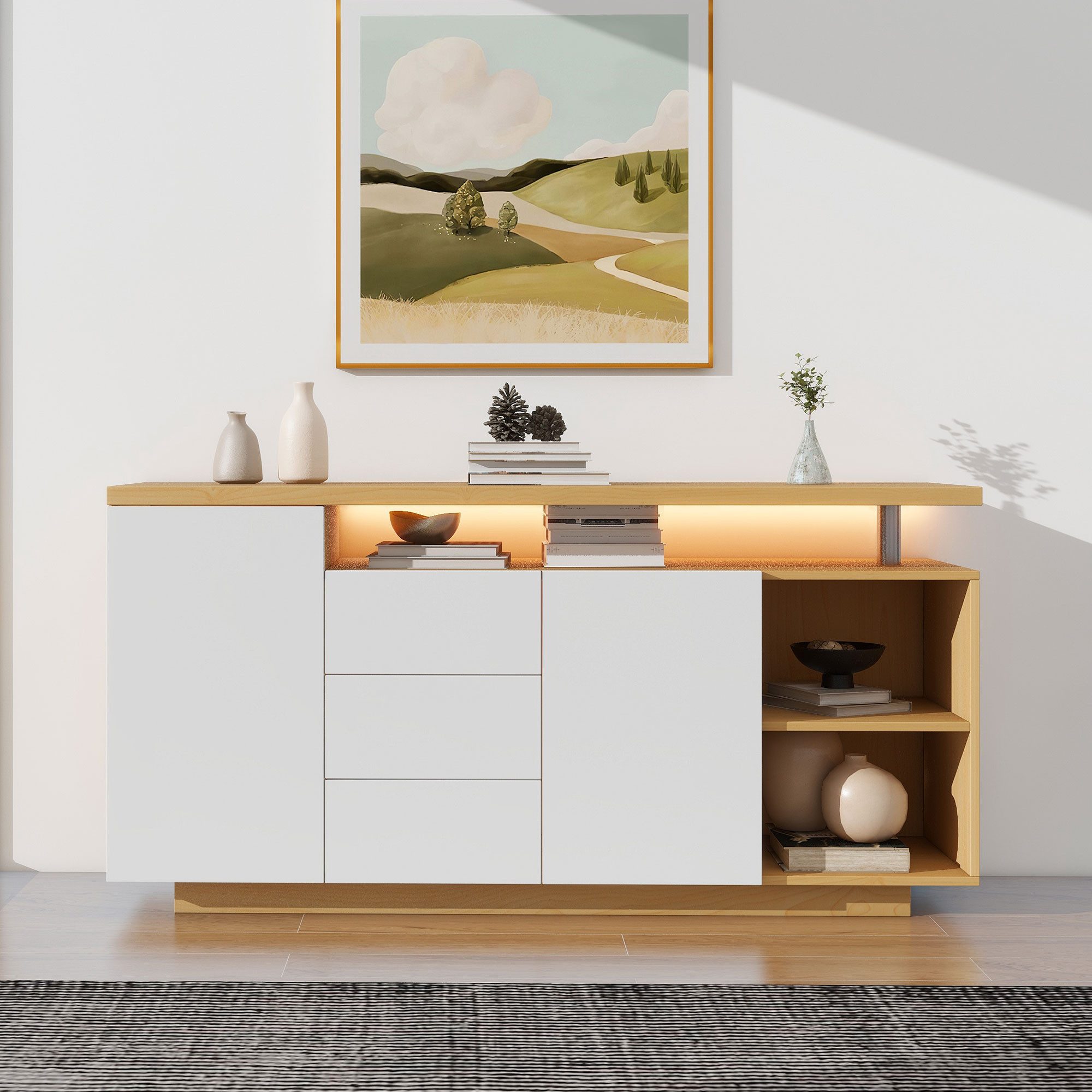 HAUSS SPOLE Sideboard mit 2 Türen, günstig online kaufen