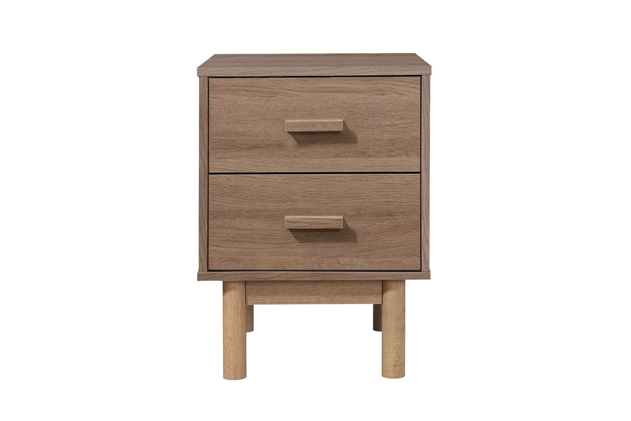 loft24 Nachtschrank Mason 2 Schubladen, Skandinavisches günstig online kaufen