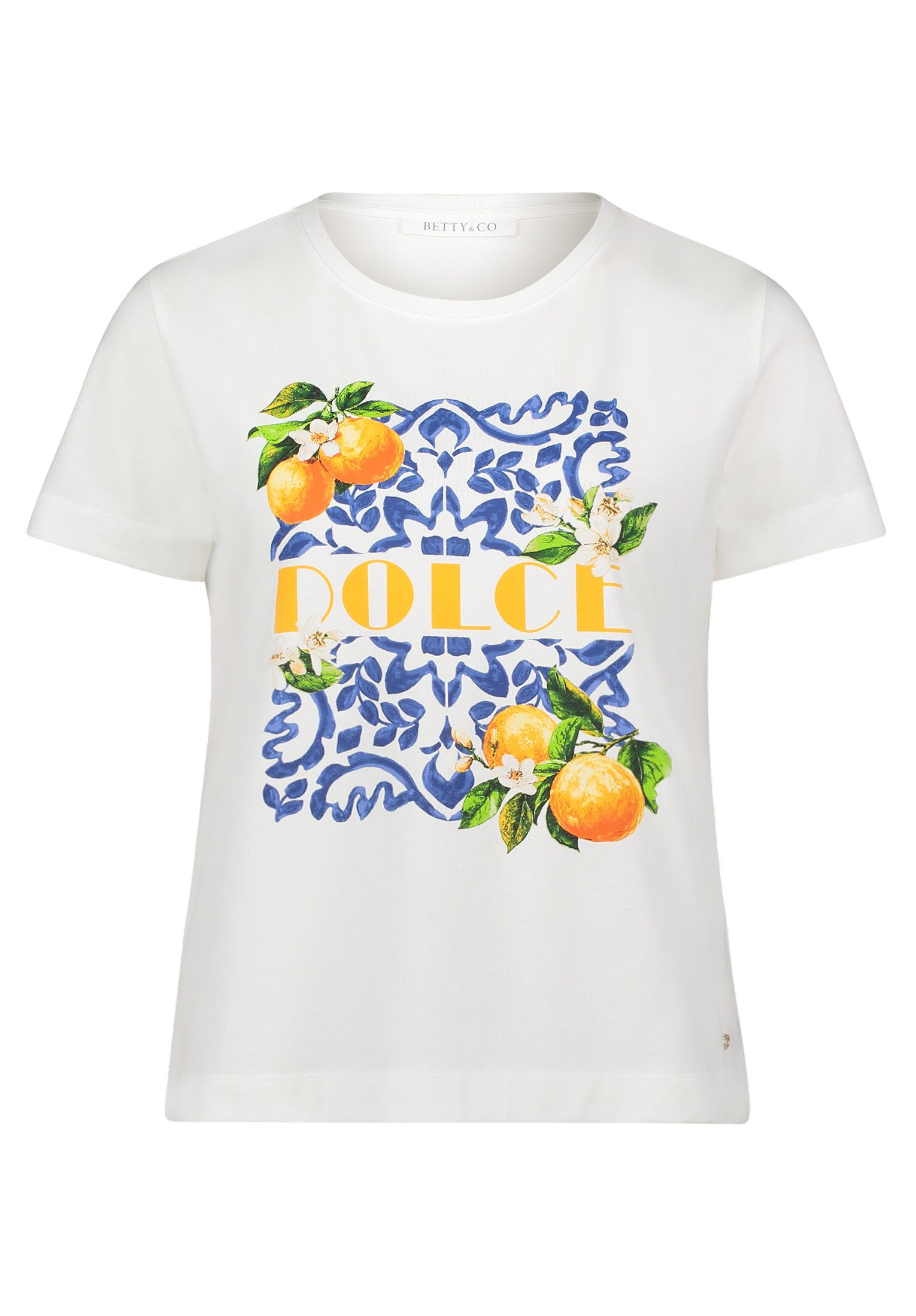 Betty&Co Kurzarmshirt Damen mit Print (1-tlg)