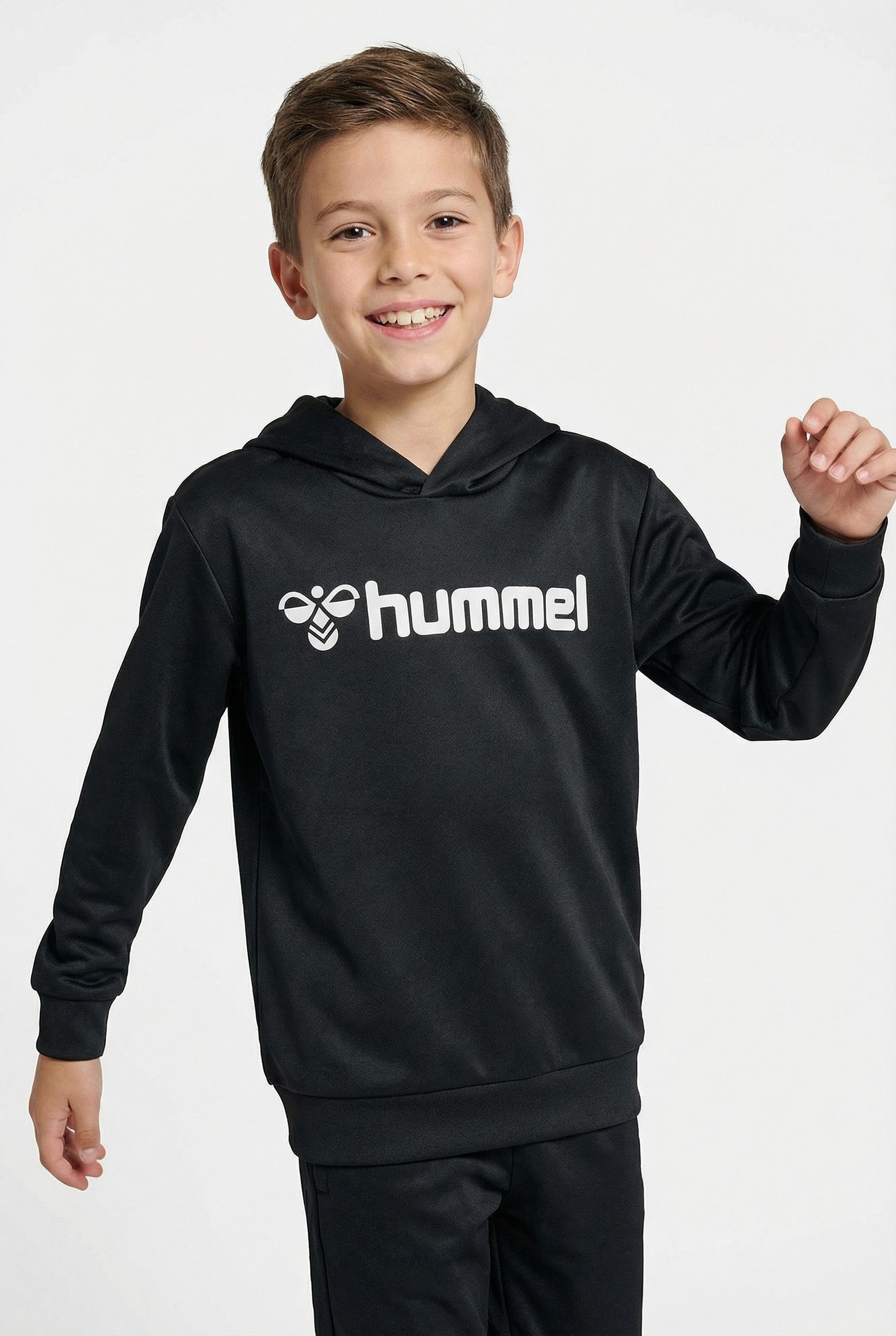 hummel Kapuzenshirt HMLLOGO HOODIE KIDS für Kinder, mit Kapuze, aus Polyester