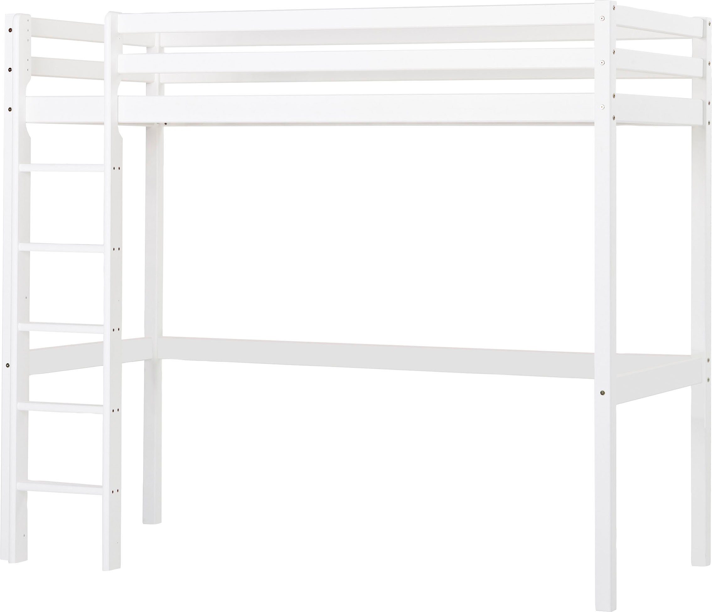 zum 90x200 Massiv, Hochbett Dream Einzelbett Hoppekids umbaubar ECO